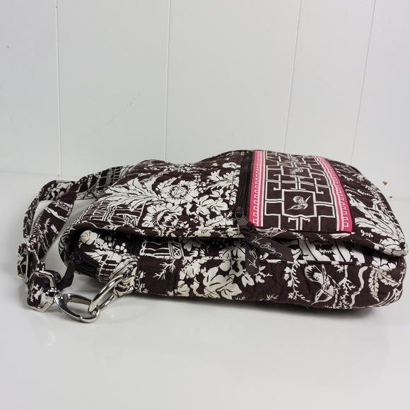 Vera Bradley Brown floral and bird schoolbag - Picture 4 of 12